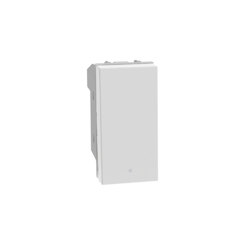 MATIXGO - INVERTITORE BASCULANTE 1P 10A ILLUMINABILE - BIANCO