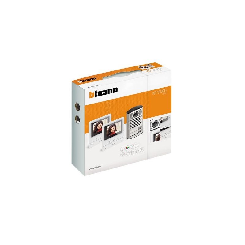 KIT VIDEO BIFAMILIARE LINEA 2000 + CLASSE 100V16B